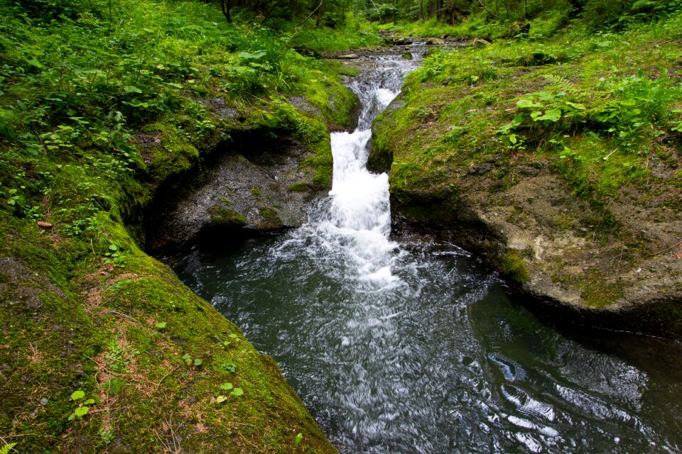 Waterfall silesian czechia
