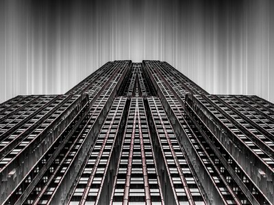 Grey black and white urban