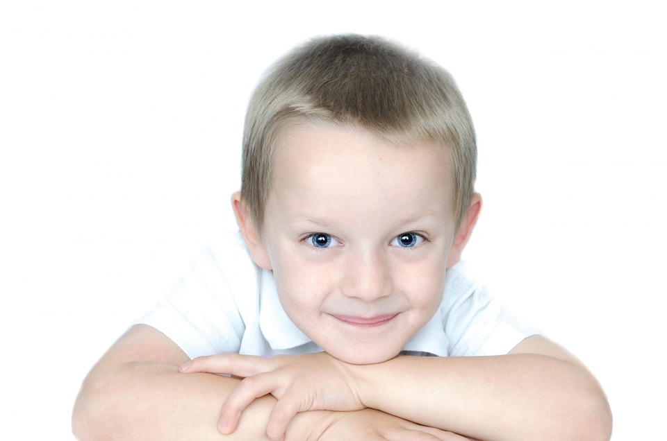 Kid portrait eyes