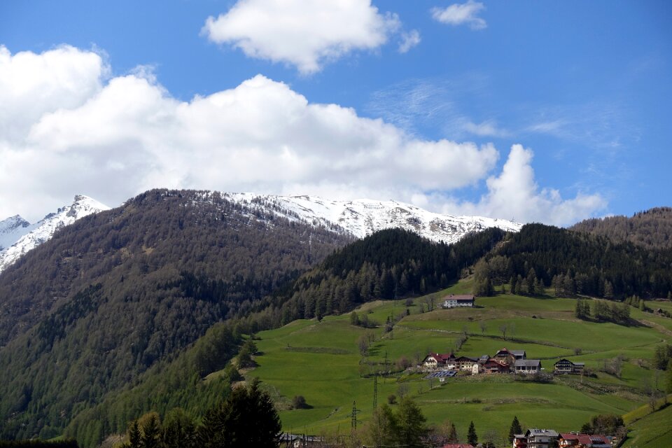 Nature panorama clouds photo