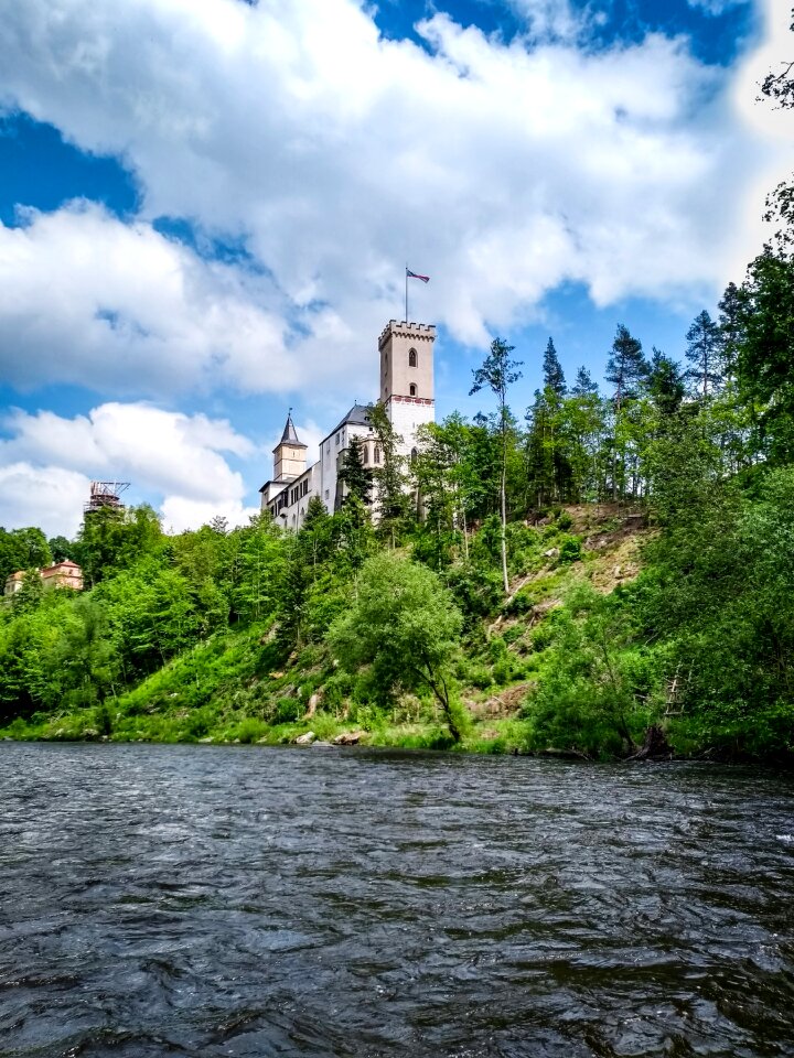Czech republic castle sky