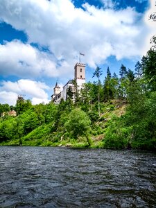 Czech republic castle sky