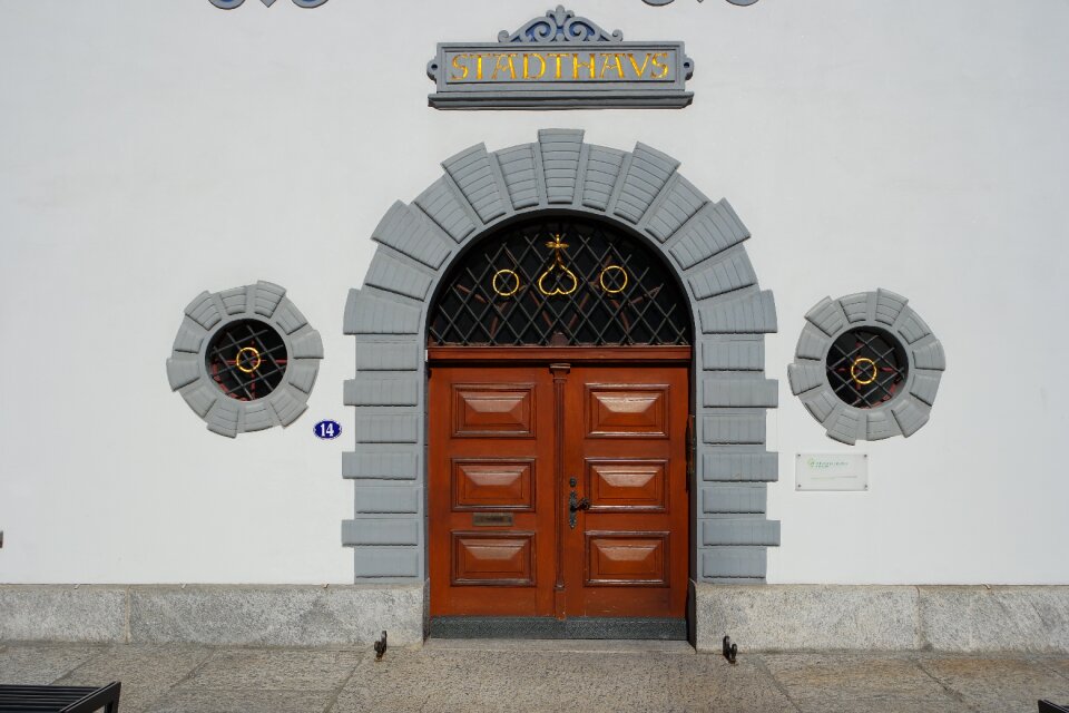 Historically town home door