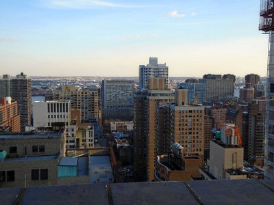 Manhattan view from the roof terrace photo