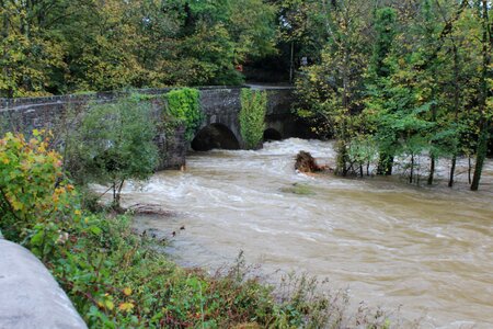 Henllan bridge river tivey floods