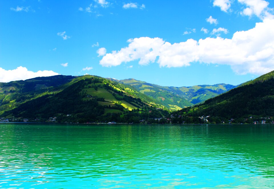 Landscape clouds alpine