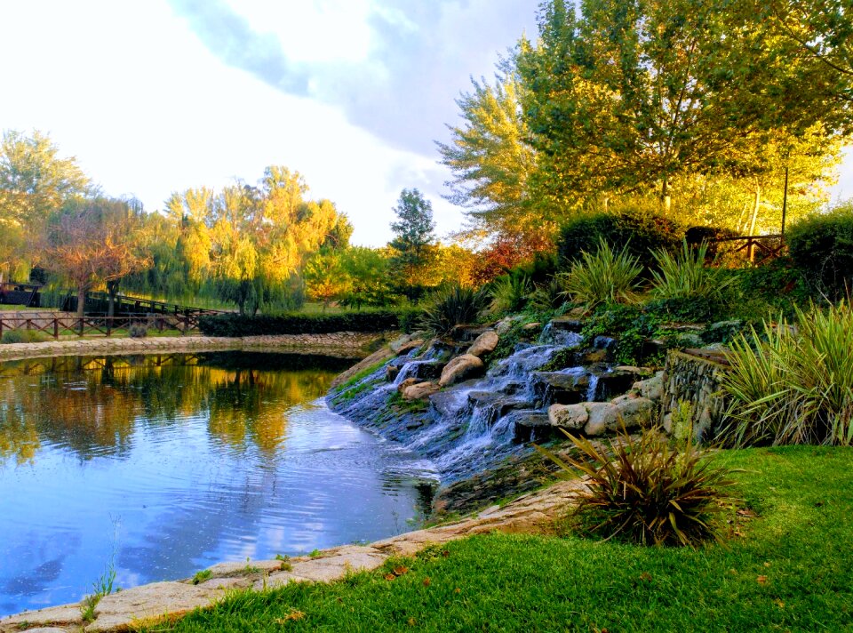 Waterfall lake brook