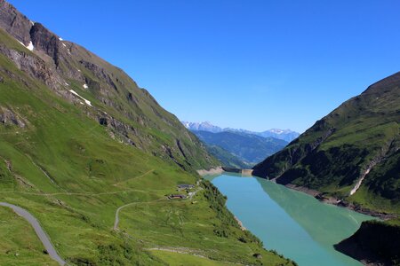 Landscape dam alpine