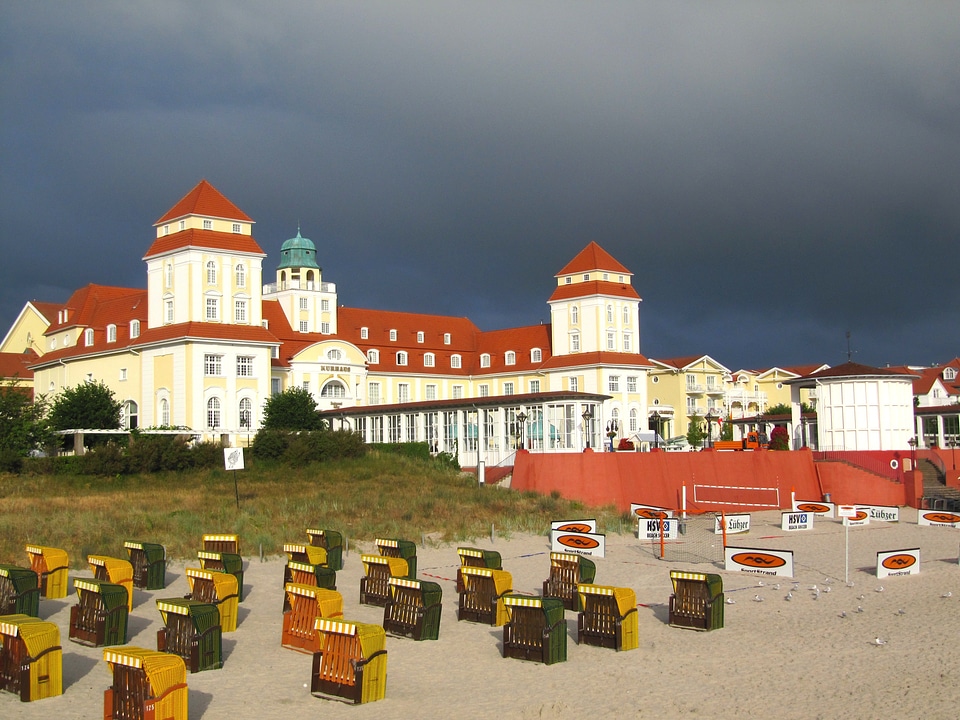 Architecture beach sky