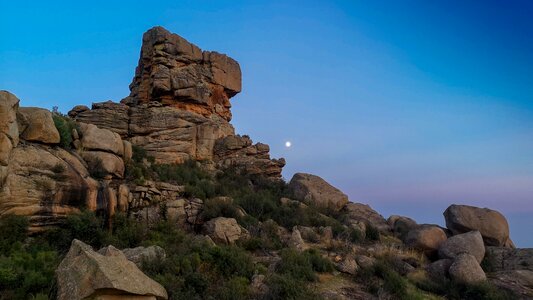 Pedriza sky landscape