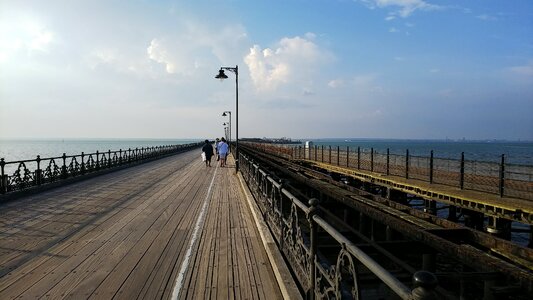 Sea sky vintage