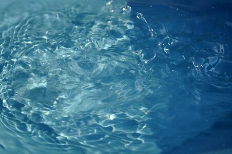 Pool blue wet