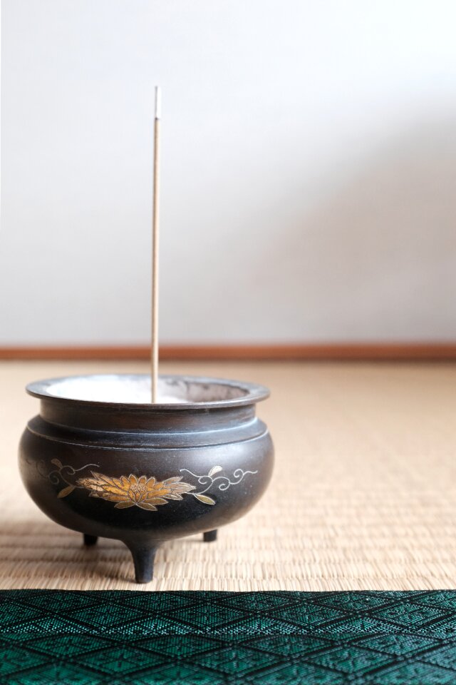 Incense japan temple