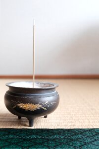 Incense japan temple photo