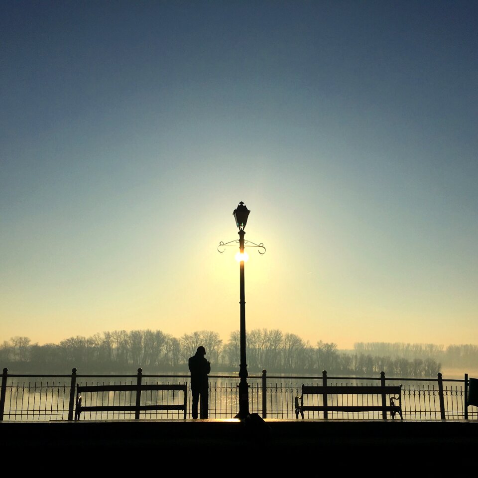 The danube city reflection