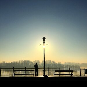 The danube city reflection
