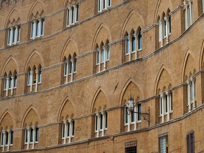 Gothic facade window
