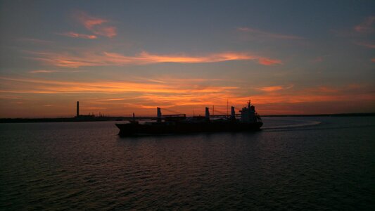 Transport sea boat photo