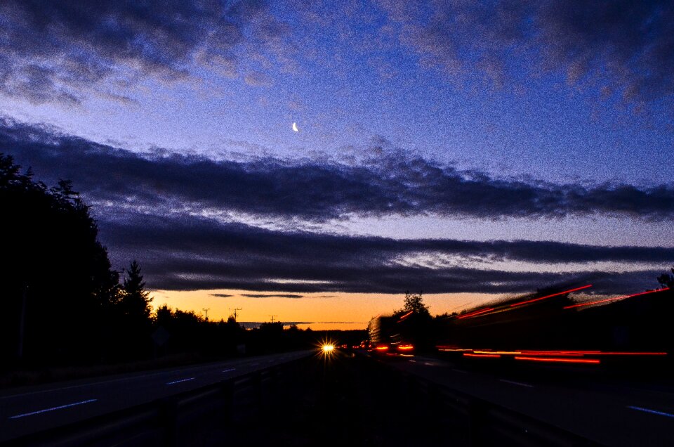 Sky night moon