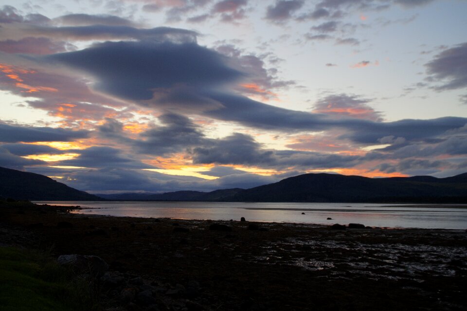 Lake united kingdom clouds