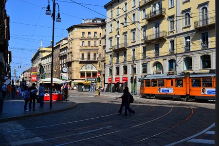 Milano tram europe photo