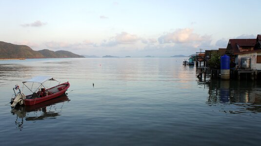 Ocean evening landscape