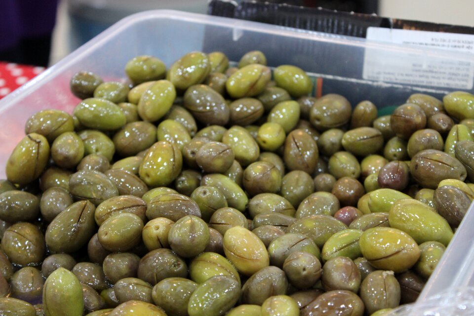 Olive flood cut the olive olive