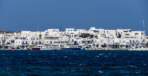 Boat cyclades antiparos