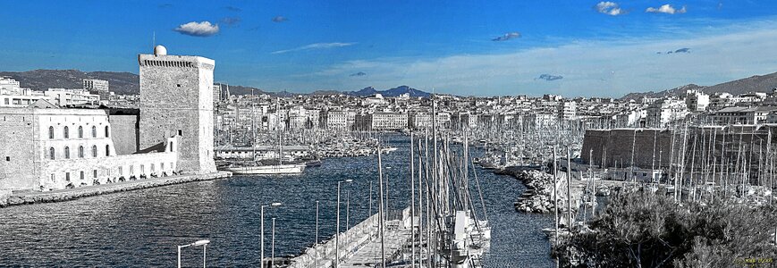 Mediterranean sky landscape photo