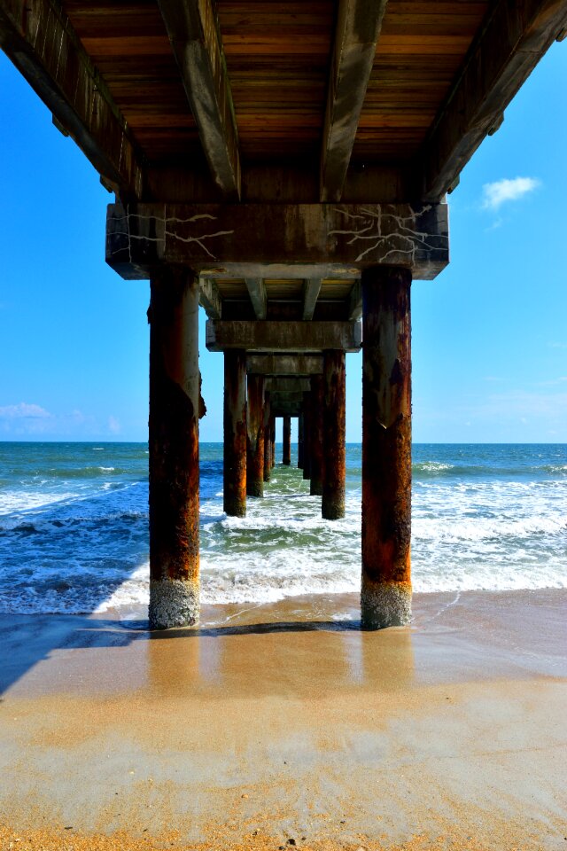 Sea underneath background