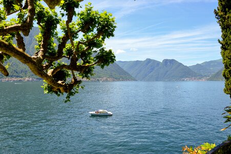 Nature boat blue photo