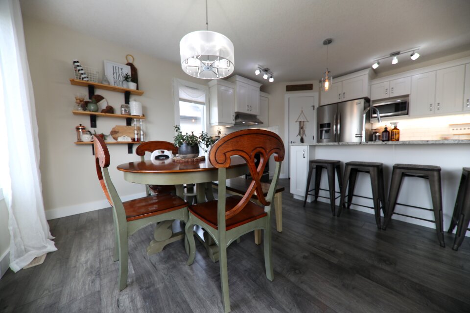 Furniture gray table