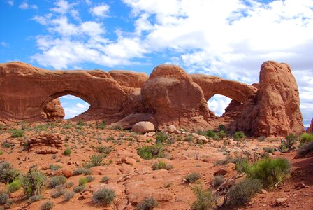 Arch landscape sandstone photo