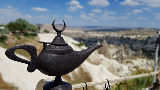 Lamp crescent aladdin's lamp