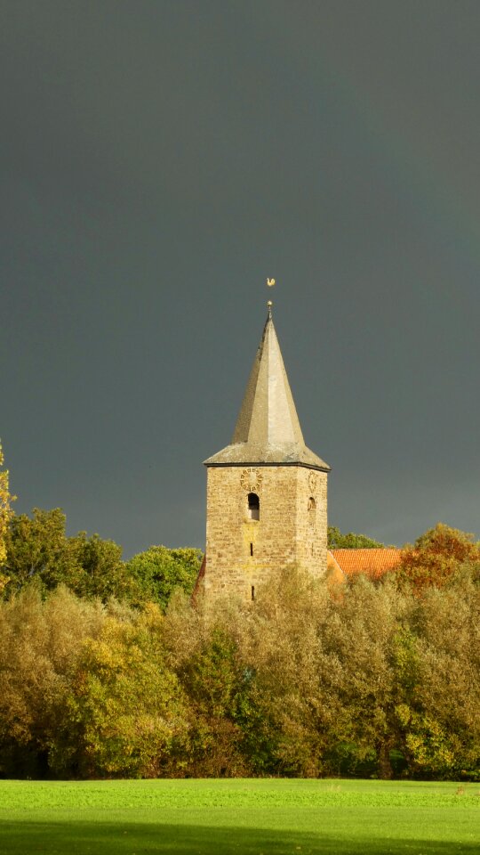 Weather front building atmosphere