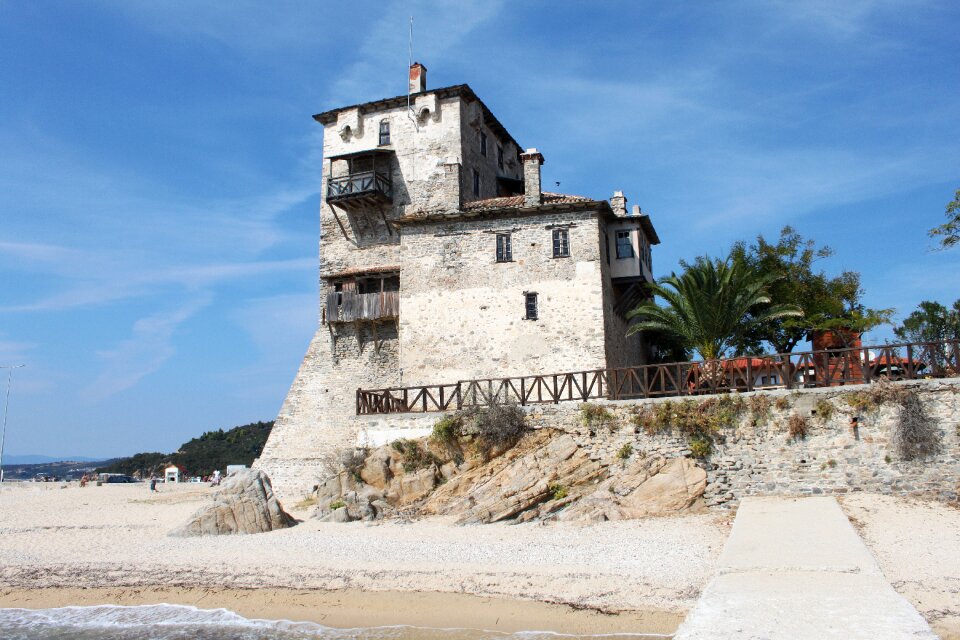 Tourism the coast sea