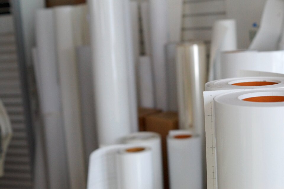 Sheet advertising materials