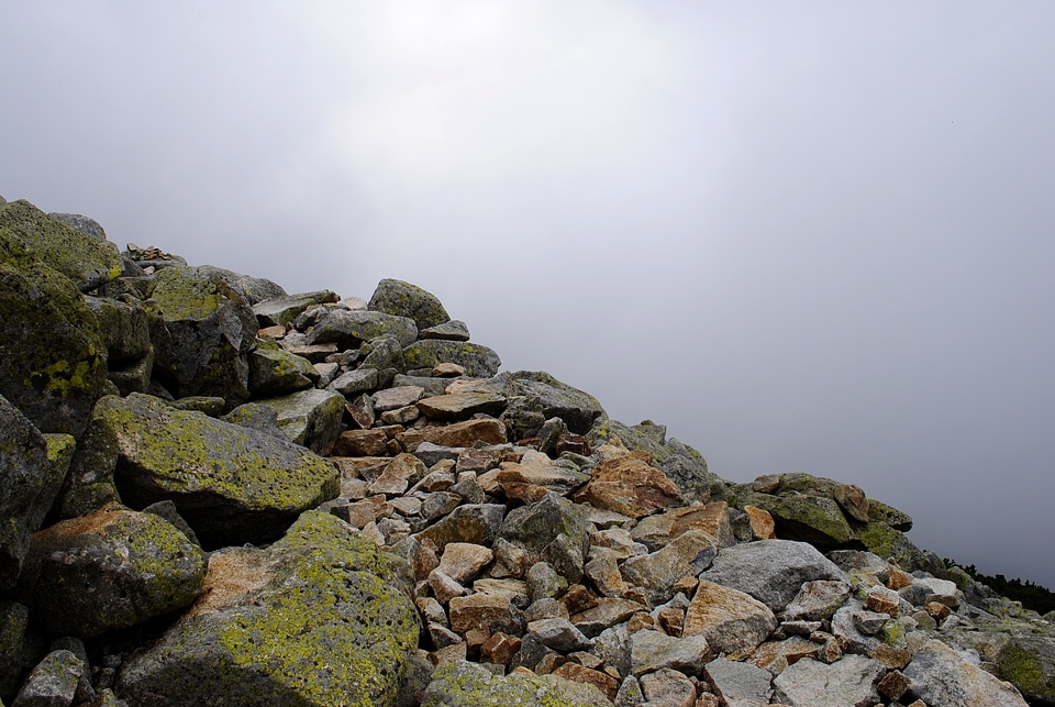 Road rocks mountain