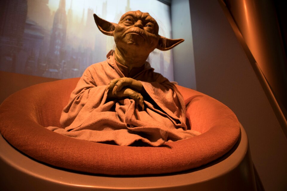 Wax figure science fiction jedi