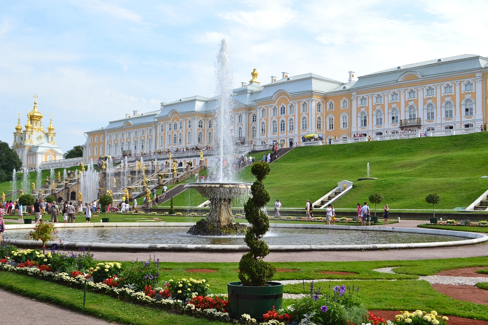 Palace park fountain
