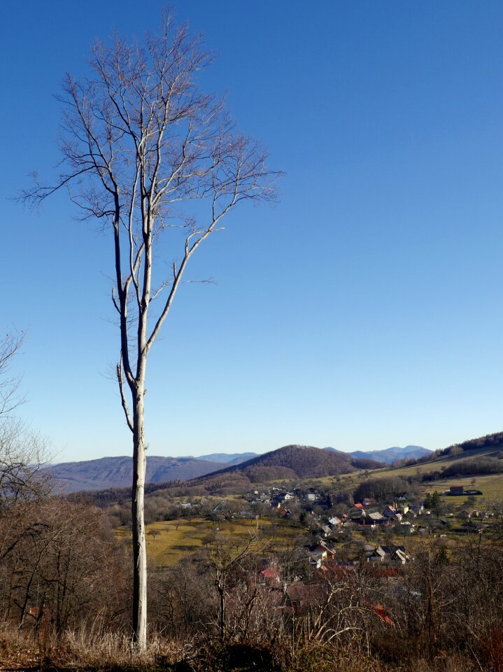 Country the sky autumn