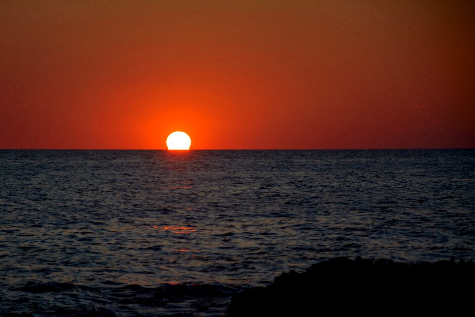 Sunset sun twilight