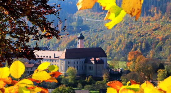 Beuron danube valley fall color photo