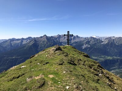 Alpine adventure walk photo