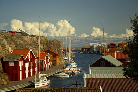 Salt water bohuslän sky photo