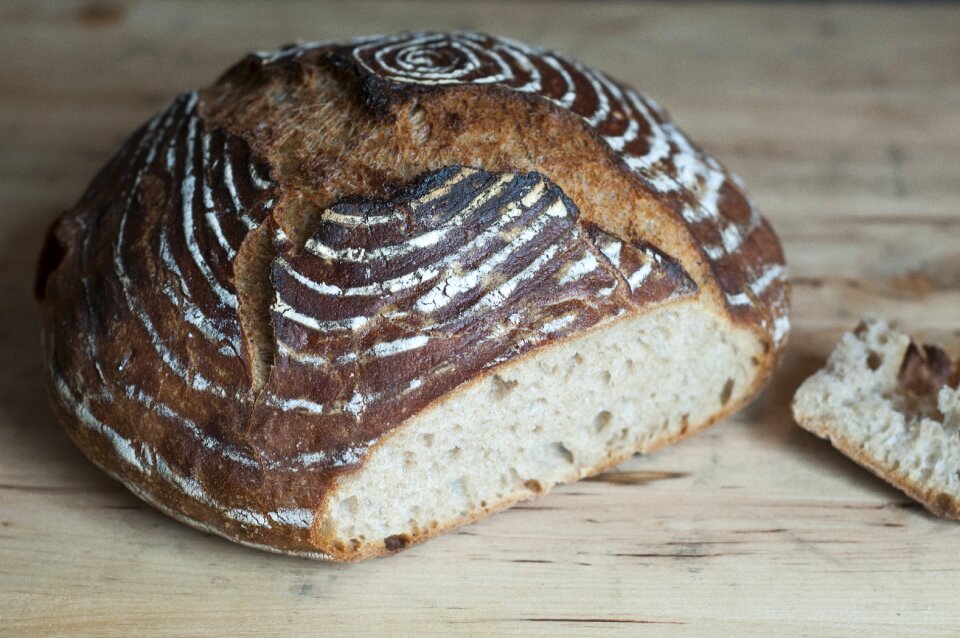 Baked homemade crust