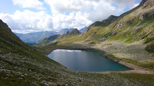 Landscape water alpine photo