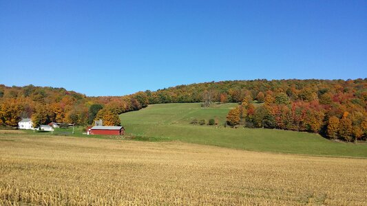 Rural farm farmland