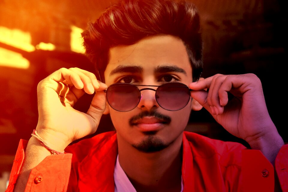 India person sunglasses