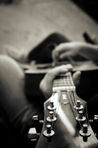 Rock acoustic string photo